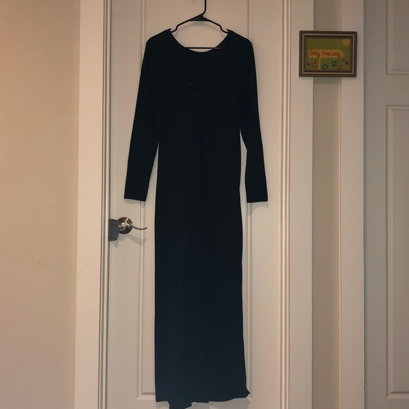 Free People El Topo Miles of Henley Maxi Dress M - Picture 4 of 11